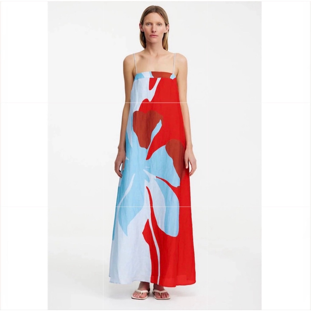 Significant Other Edith Flowy Vacation Summer Maxi Dress